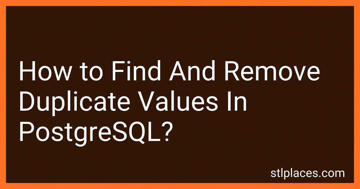 How to Find And Remove Duplicate Values In PostgreSQL? preview