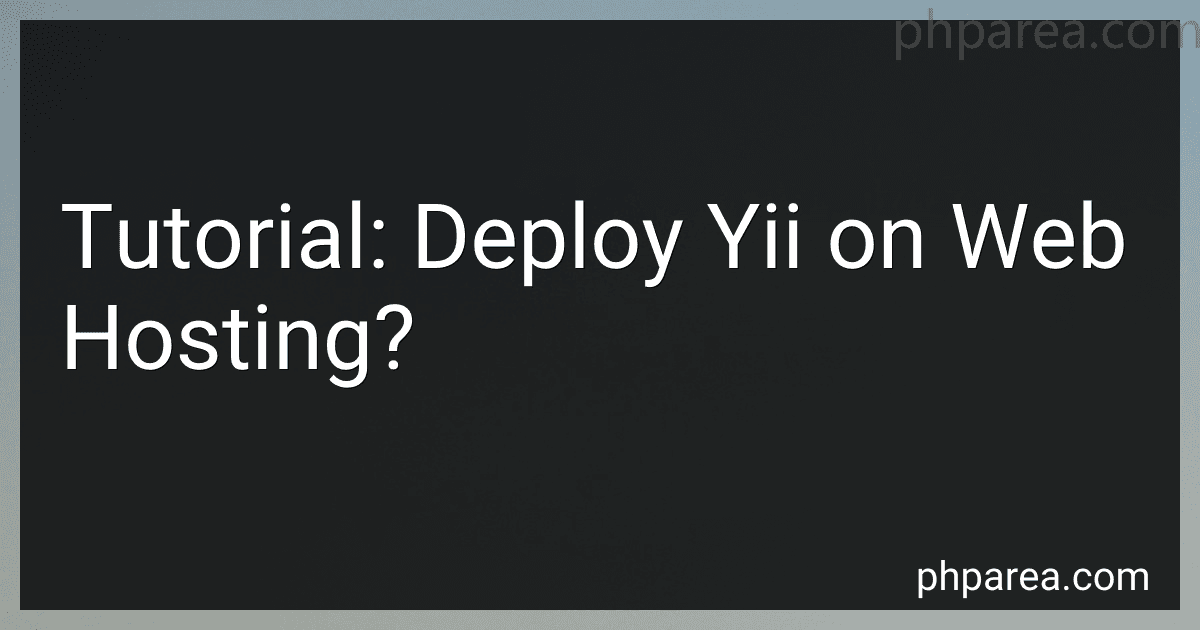 Tutorial: Deploy Yii on Web Hosting? image