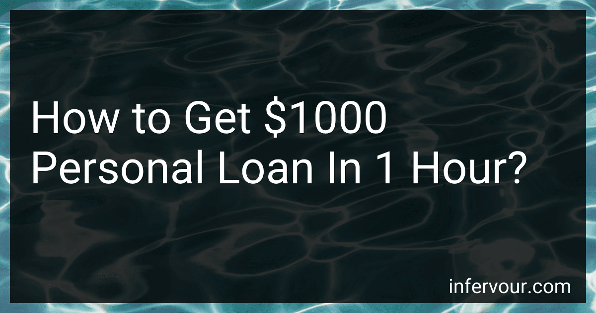 How to Get $1000 Personal Loan In 1 Hour? image