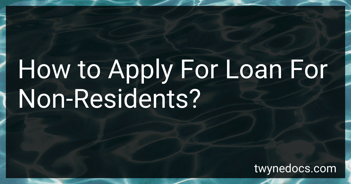 How to Apply For Loan For Non-Residents? image