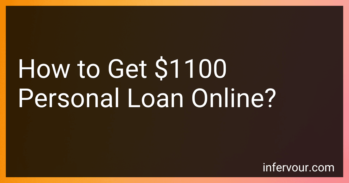How to Get $1100 Personal Loan Online? image