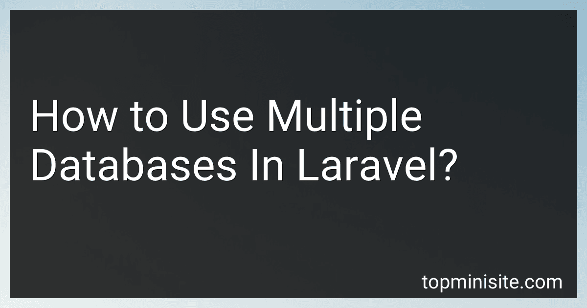How to Use Multiple Databases In Laravel? image