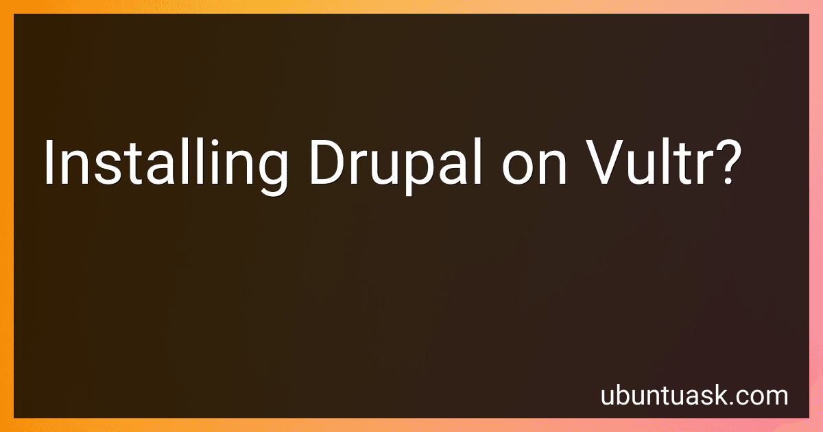 Installing Drupal on Vultr? image