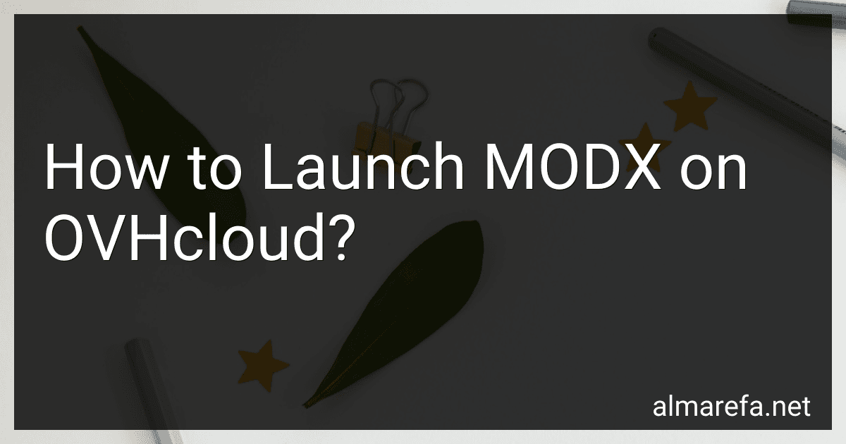 How to Launch MODX on OVHcloud? image