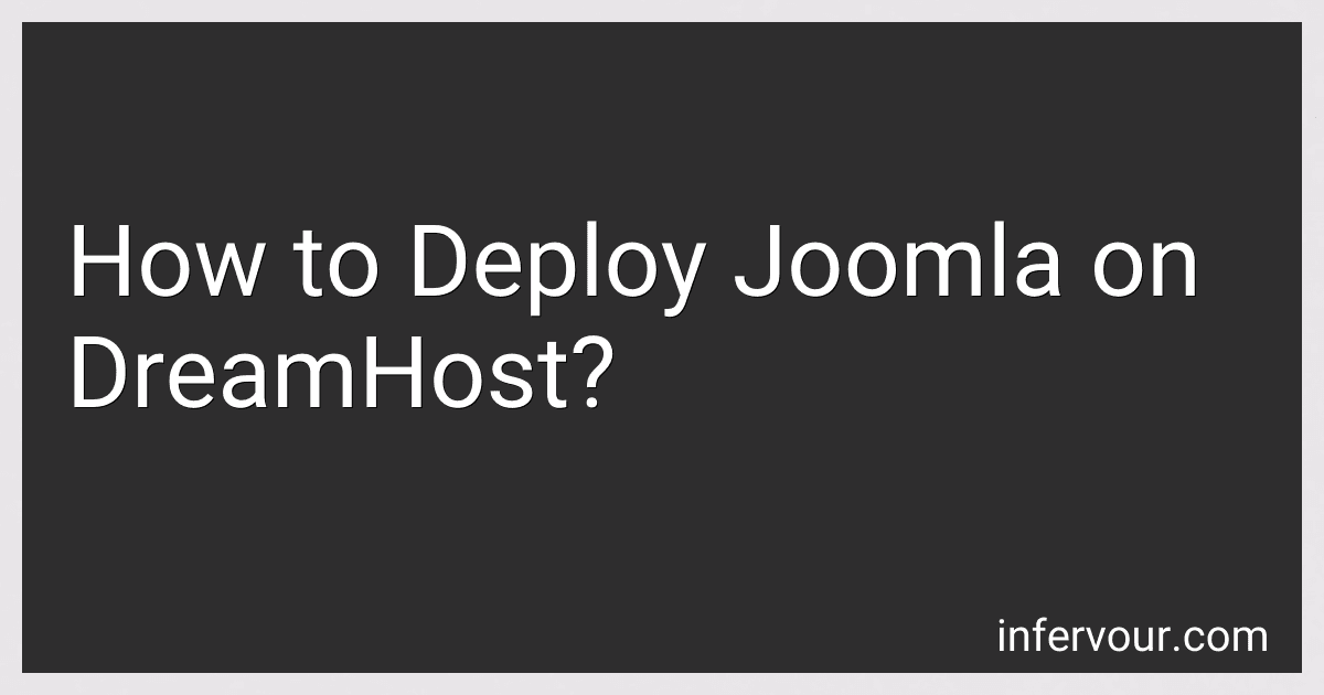 How to Deploy Joomla on DreamHost? image