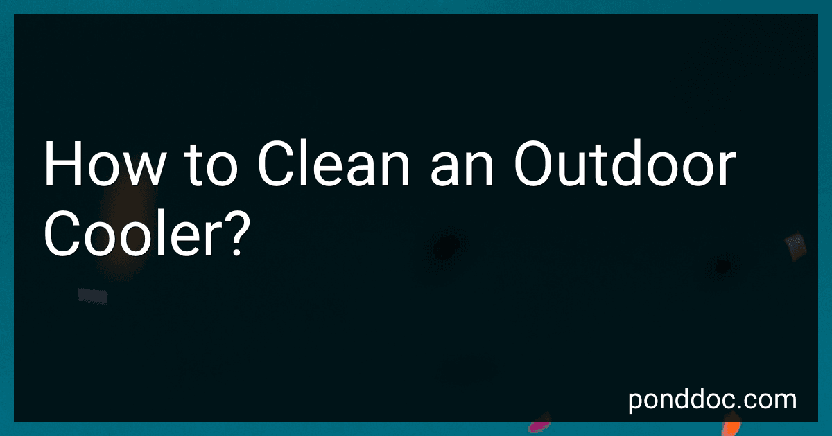 How to Clean an Outdoor Cooler? image