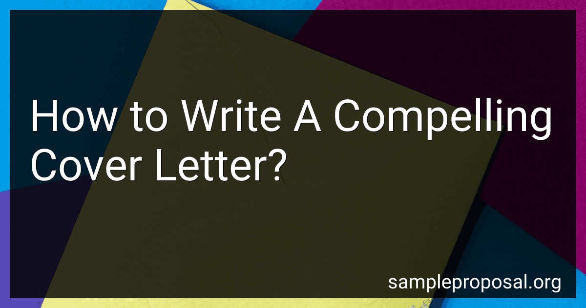 How to Write A Compelling Cover Letter? image