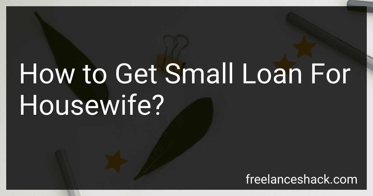 How to Get Small Loan For Housewife? preview