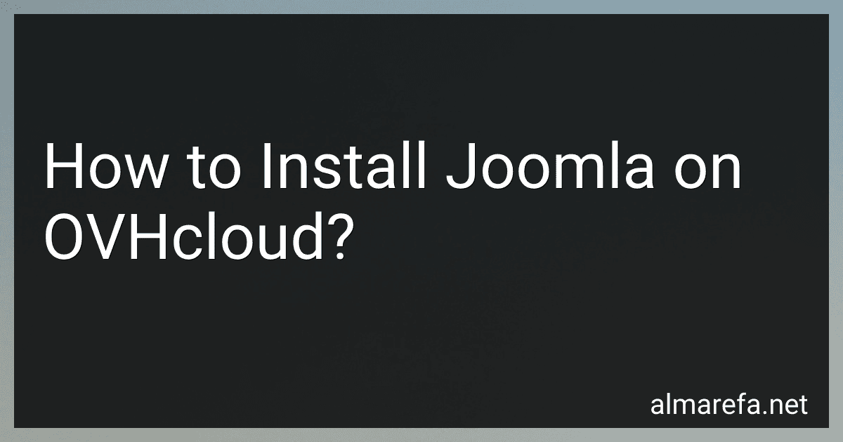 How to Install Joomla on OVHcloud? image