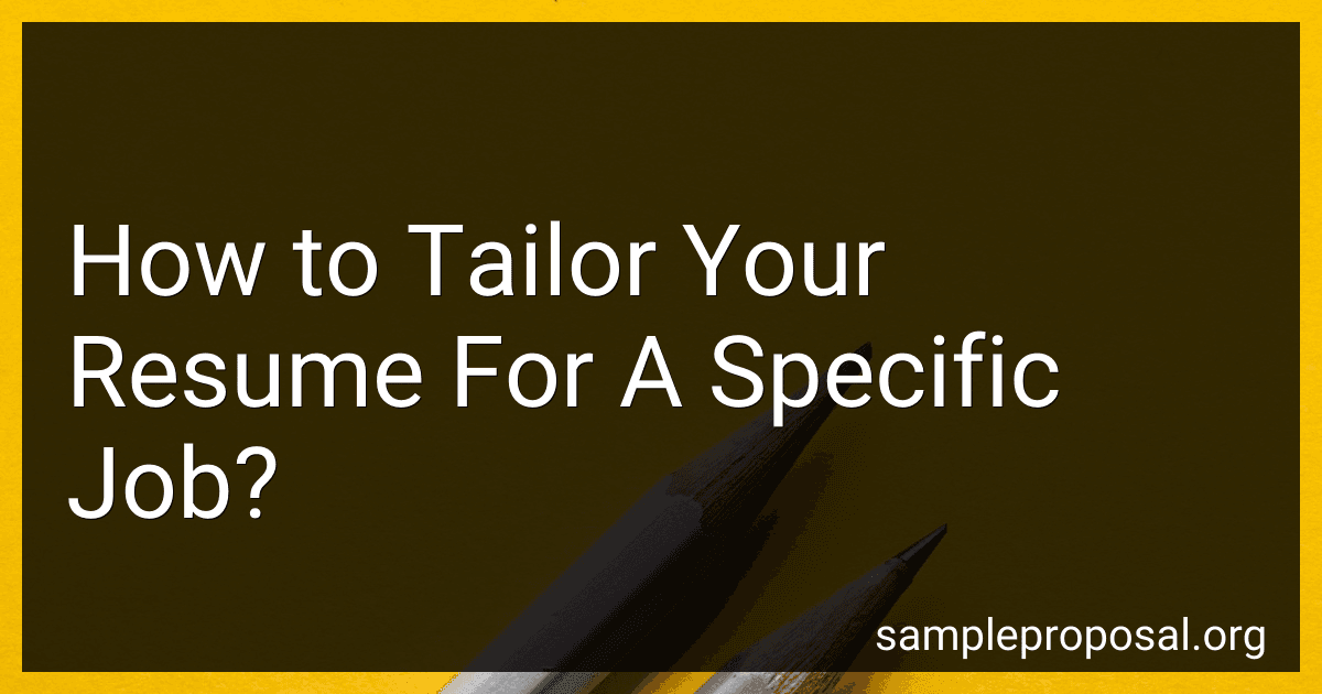 How to Tailor Your Resume For A Specific Job? image