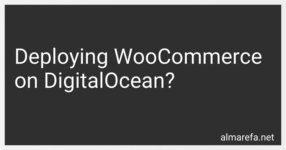 Deploying WooCommerce on DigitalOcean? image