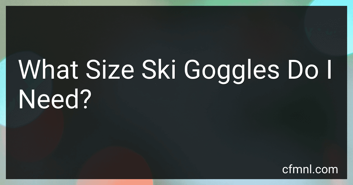What Size Ski Goggles Do I Need? image