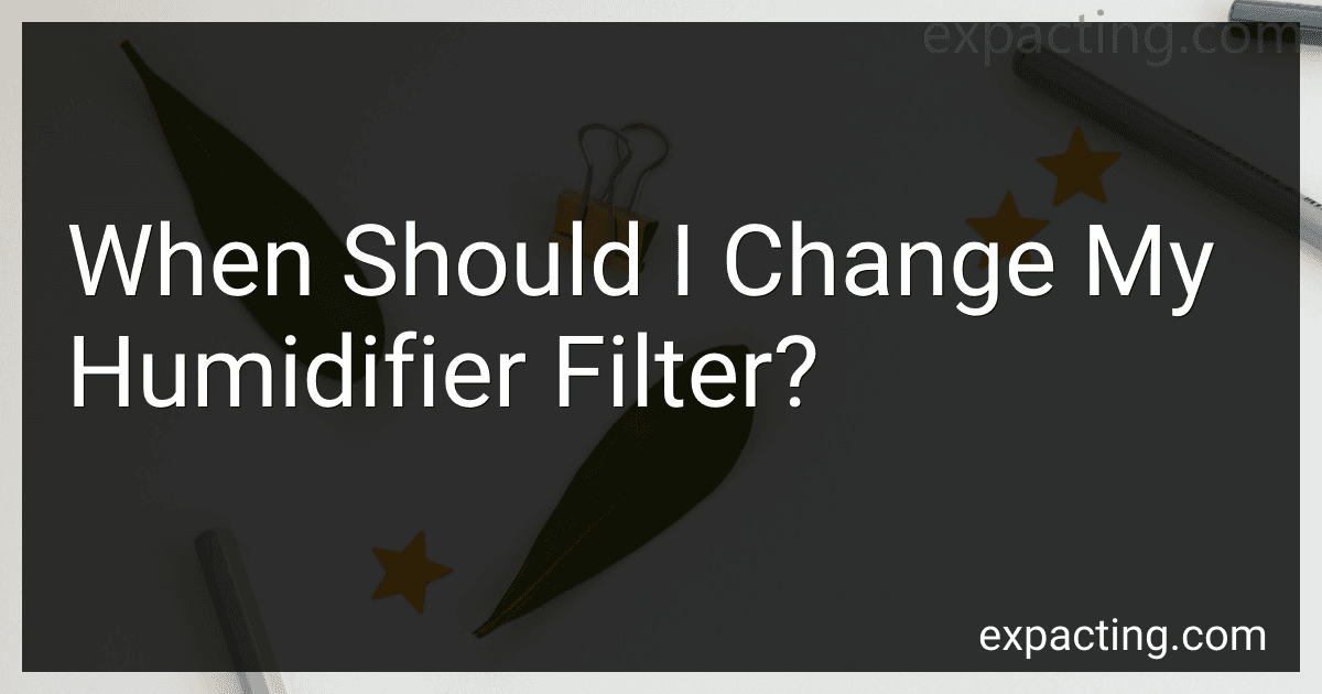 When Should I Change My Humidifier Filter? image