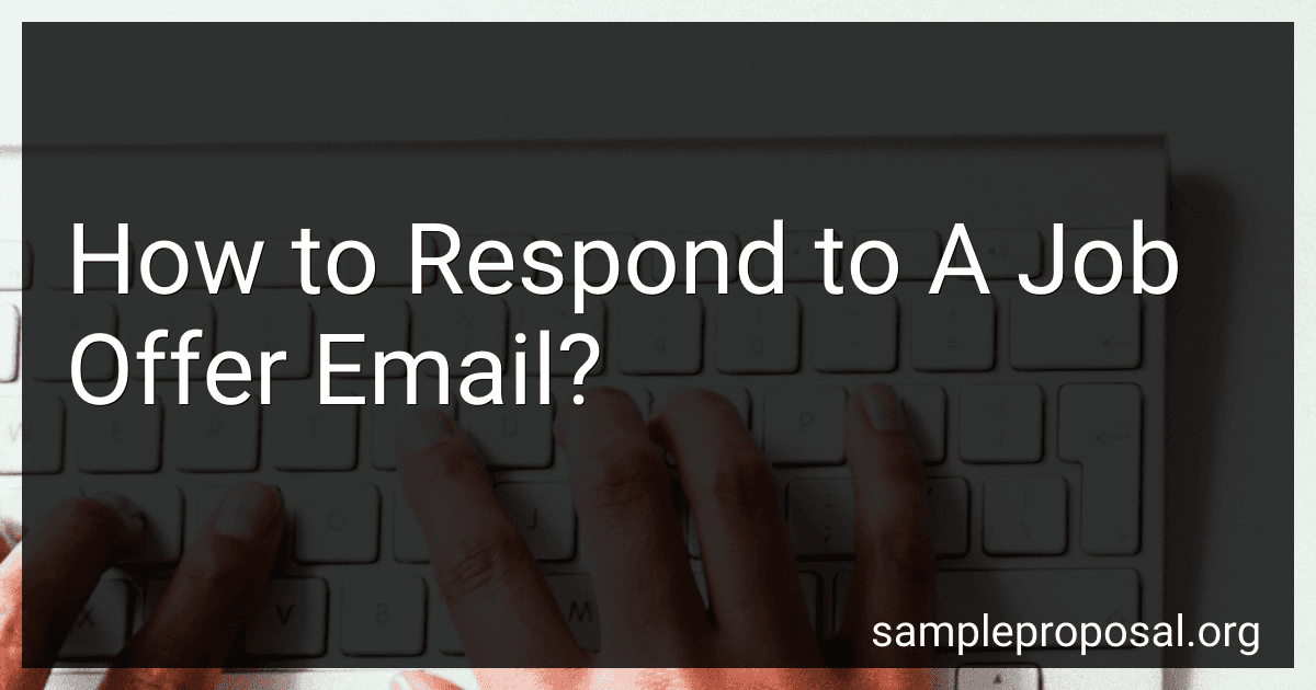 How to Respond to A Job Offer Email? image