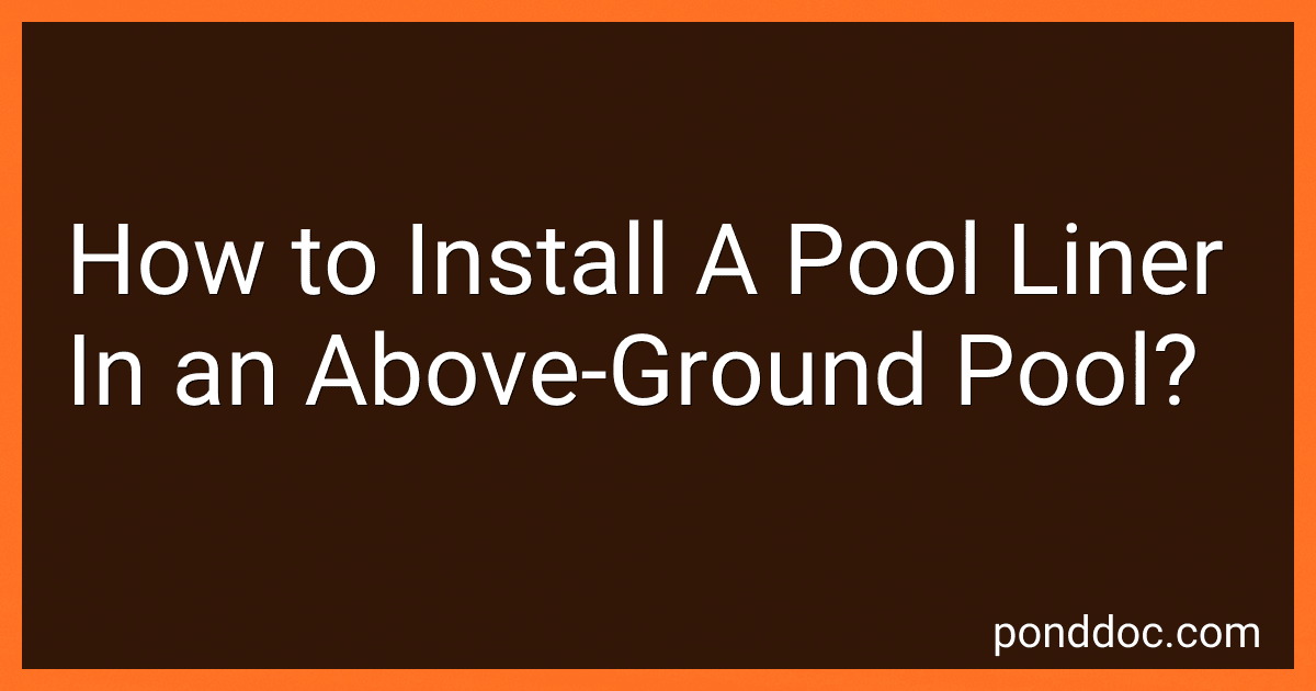 How to Install A Pool Liner In an Above-Ground Pool? image