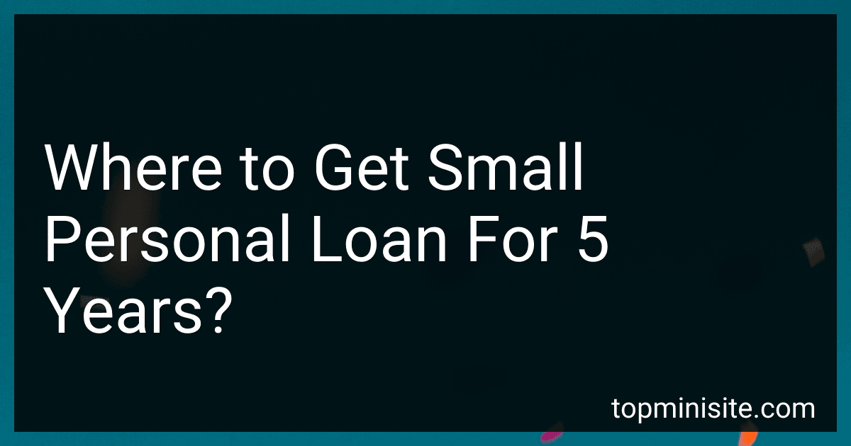 Where to Get Small Personal Loan For 5 Years? image