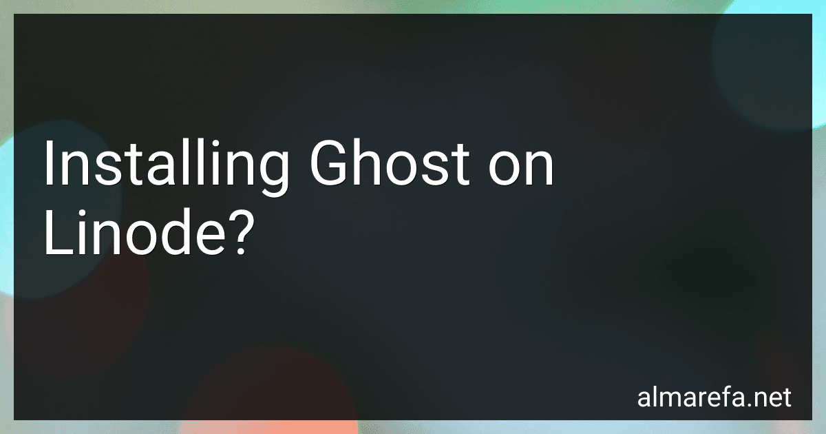 Installing Ghost on Linode? image