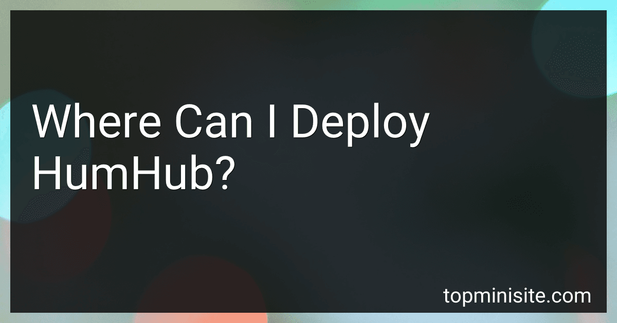 Where Can I Deploy HumHub? image