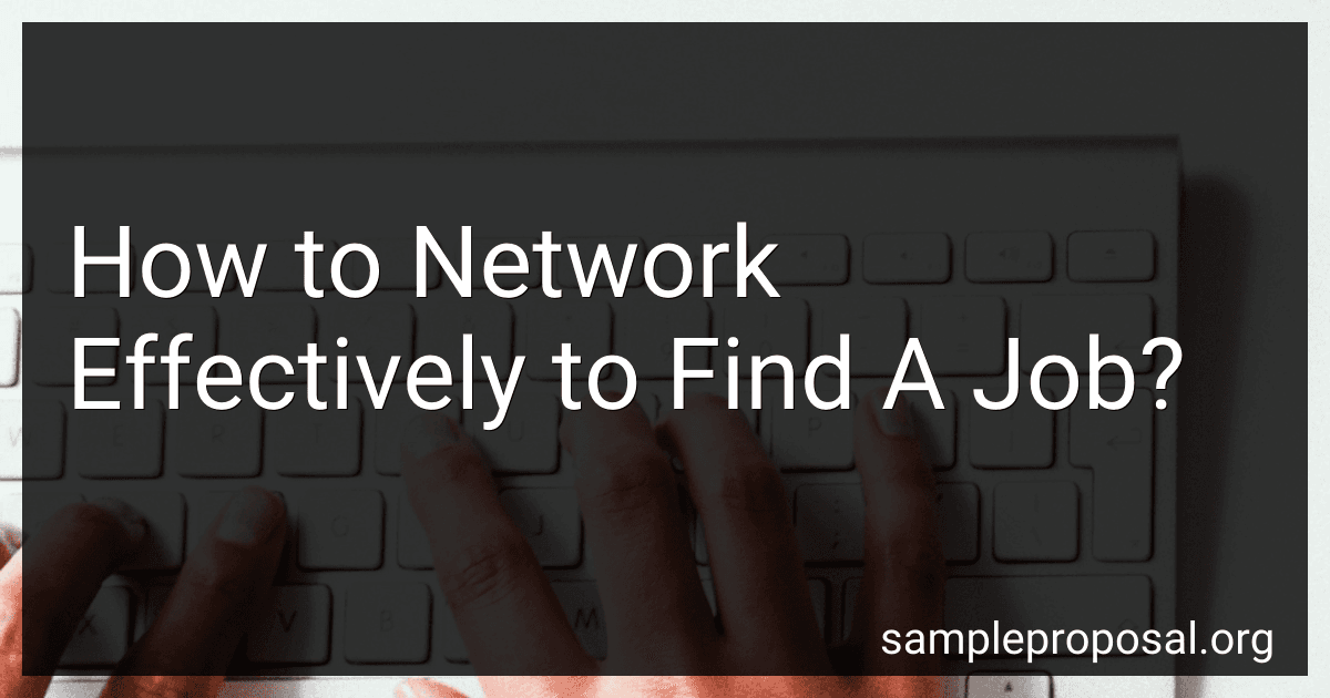How to Network Effectively to Find A Job? image