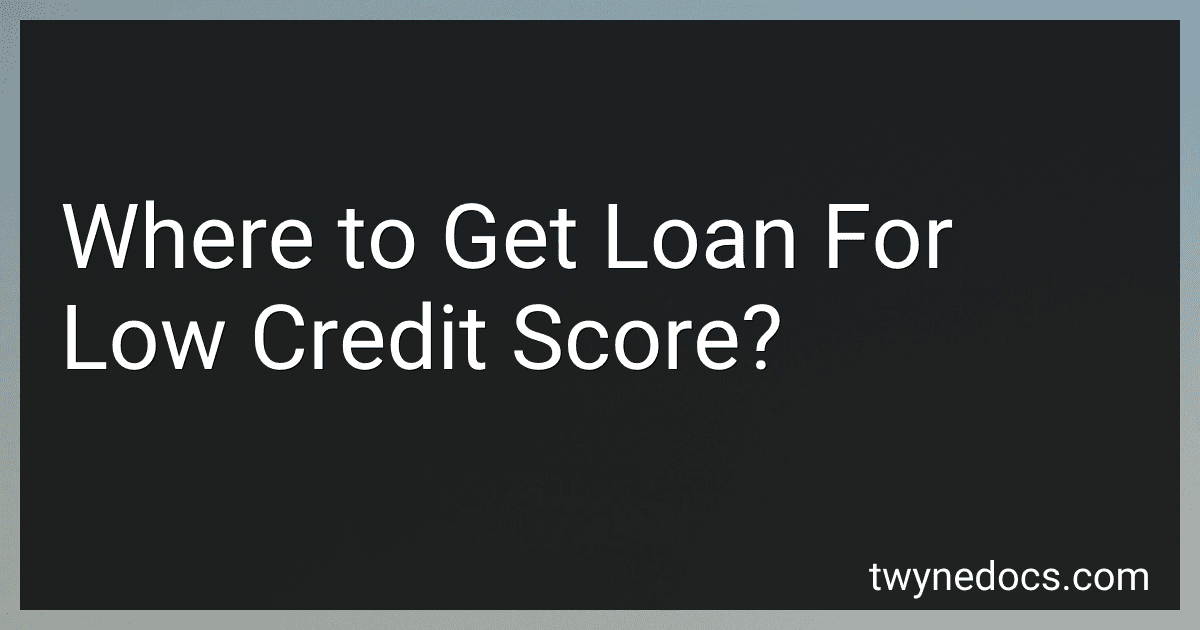 Where to Get Loan For Low Credit Score? image