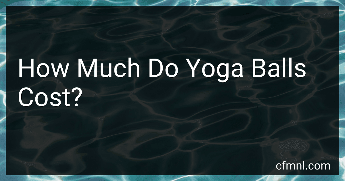 How Much Do Yoga Balls Cost? image
