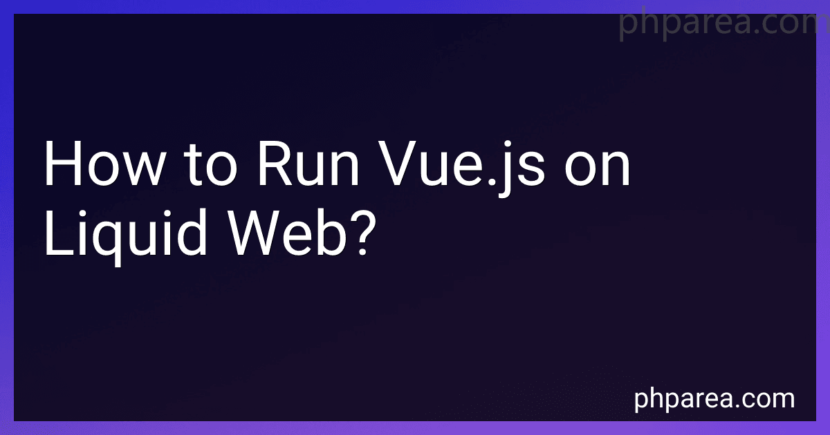 How to Run Vue.js on Liquid Web? image
