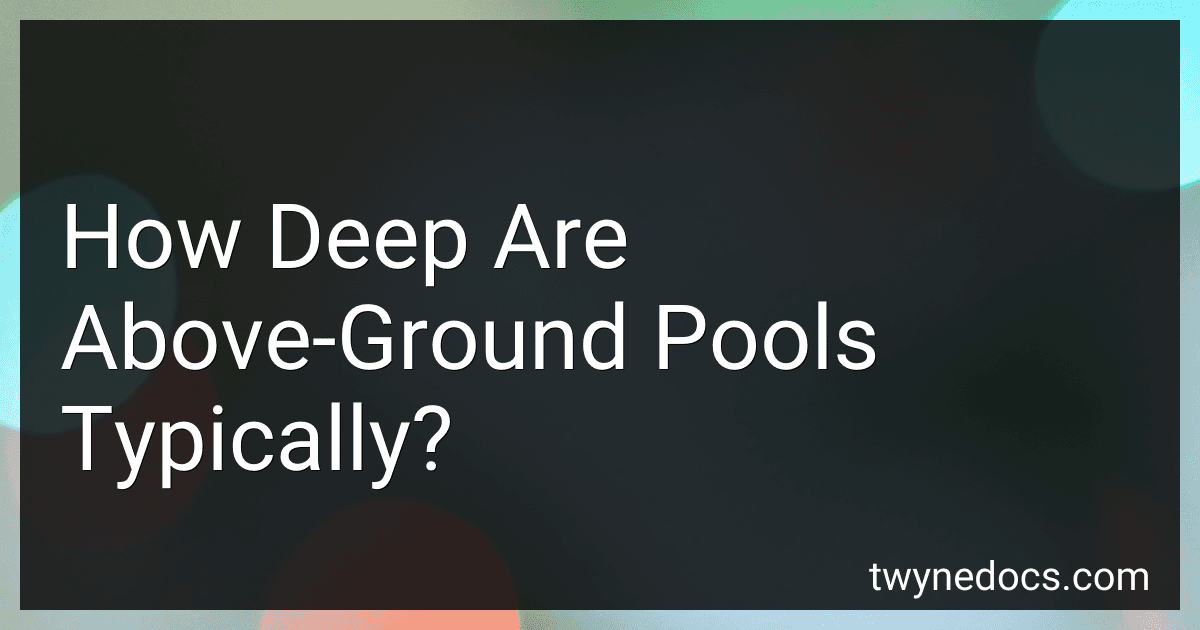 How Deep Are Above-Ground Pools Typically? image