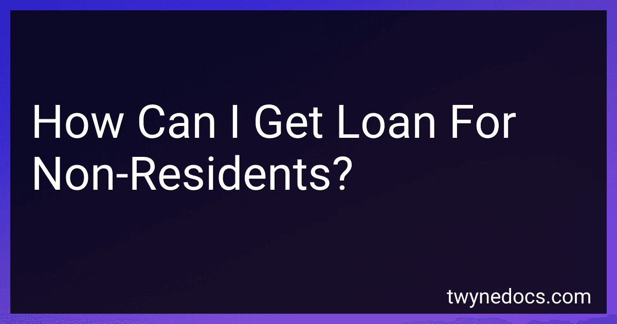How Can I Get Loan For Non-Residents? image