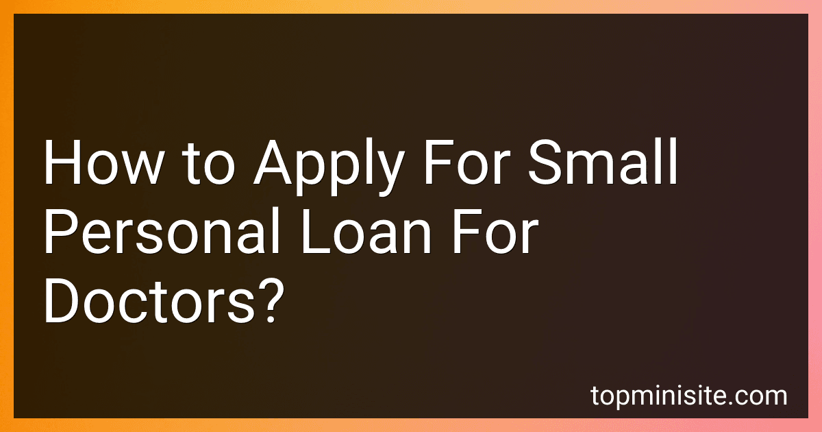 How to Apply For Small Personal Loan For Doctors? image
