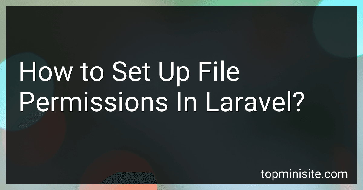 How to Set Up File Permissions In Laravel? image