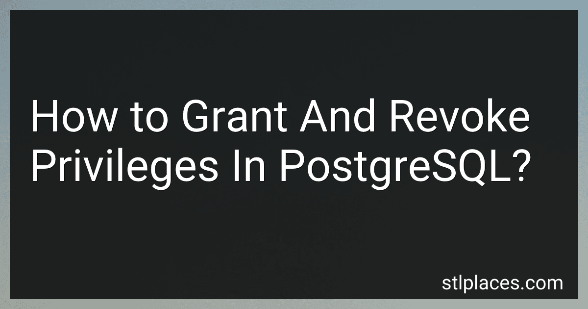 How to Grant And Revoke Privileges In PostgreSQL? preview