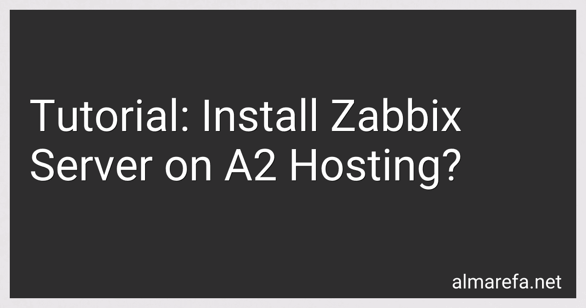 Tutorial: Install Zabbix Server on A2 Hosting? image