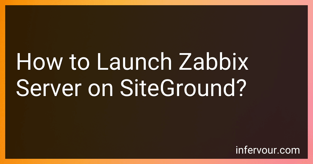 How to Launch Zabbix Server on SiteGround? image
