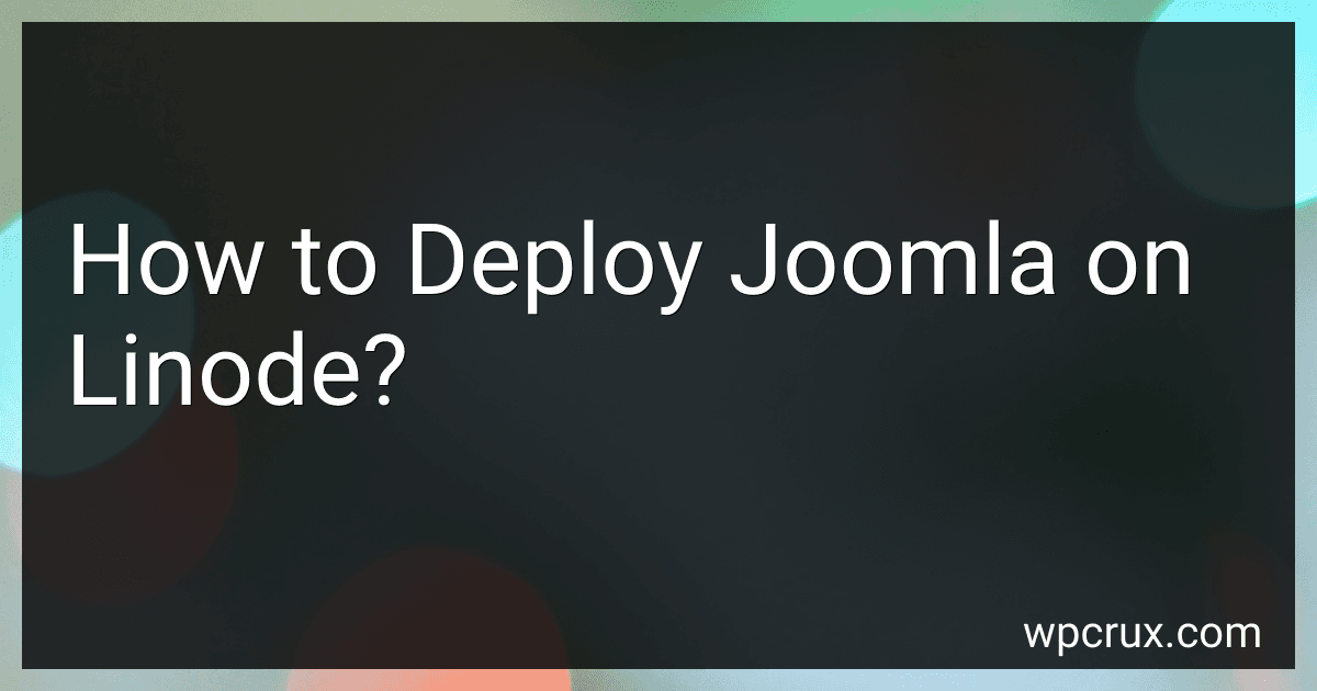 How to Deploy Joomla on Linode? image