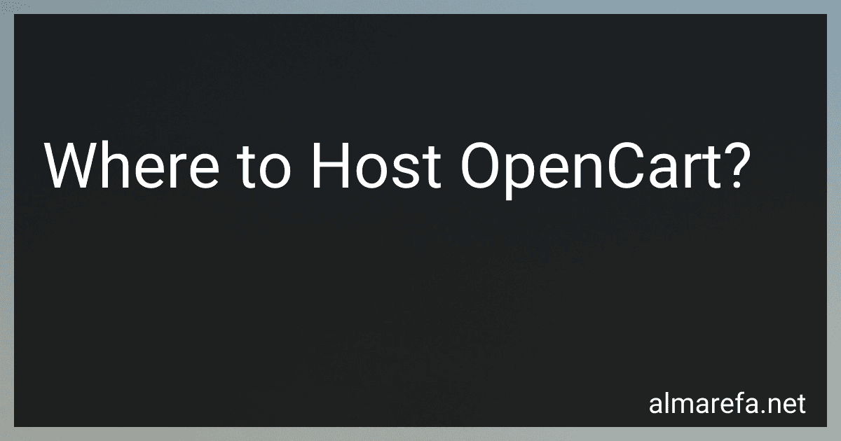 Where to Host OpenCart? image