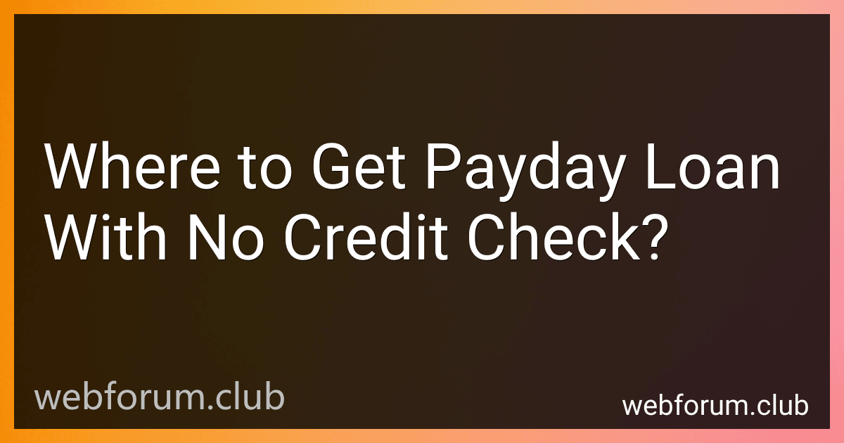 Where to Get Payday Loan With No Credit Check? preview