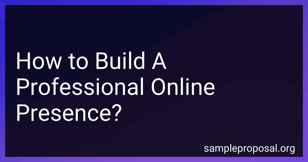 How to Build A Professional Online Presence? image