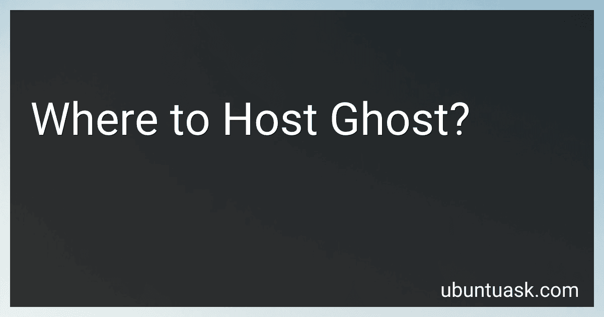 Where to Host Ghost? image