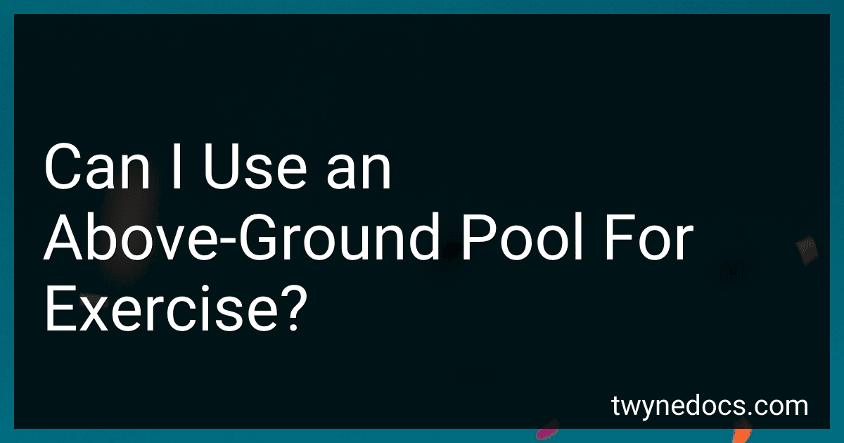 Can I Use an Above-Ground Pool For Exercise? image
