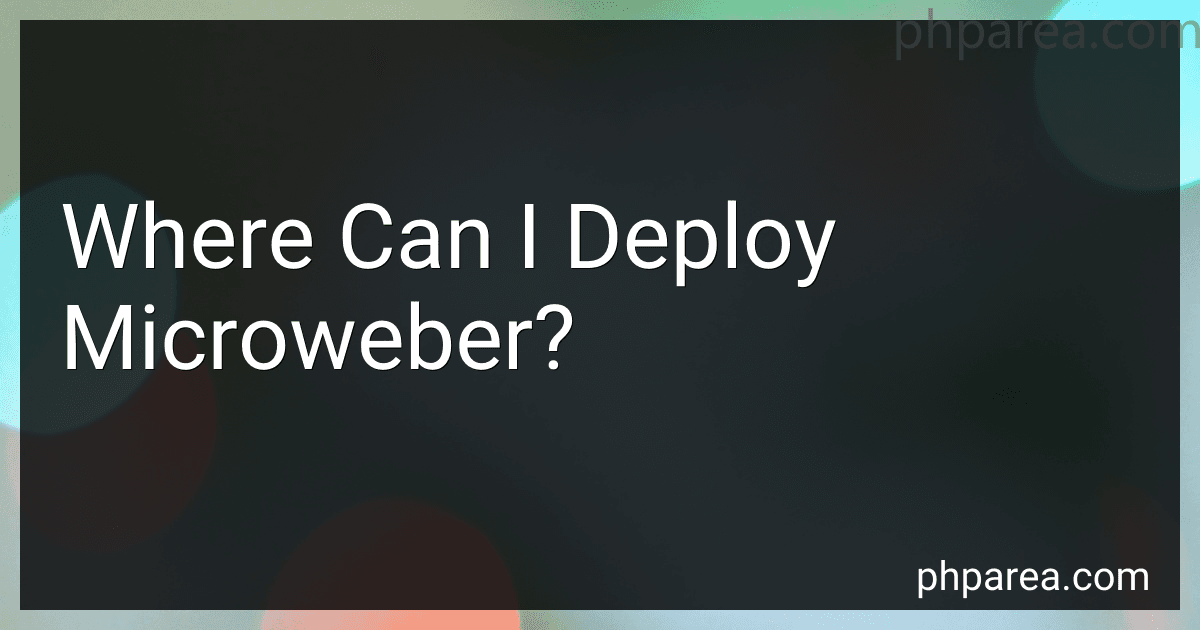 Where Can I Deploy Microweber? image
