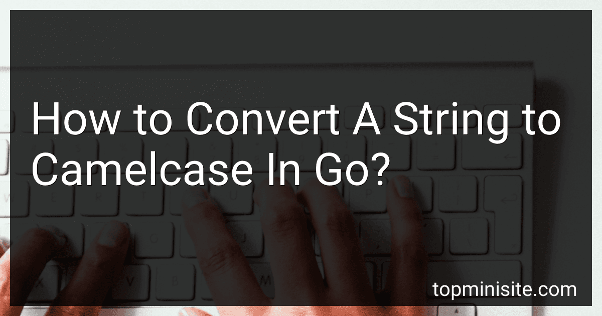 How to Convert A String to Camelcase In Go? image