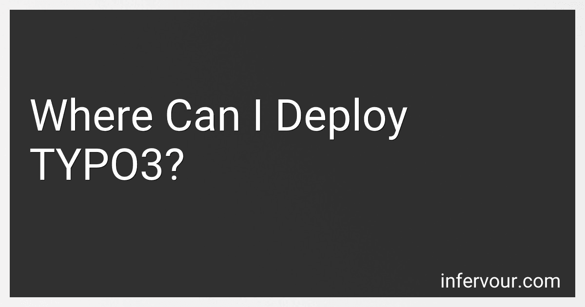 Where Can I Deploy TYPO3? image