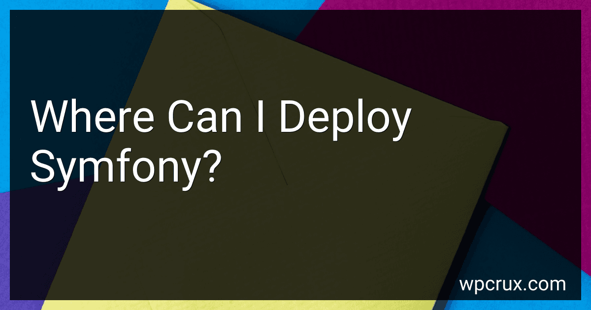 Where Can I Deploy Symfony? image