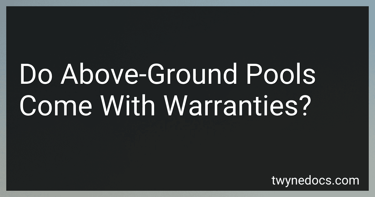 Do Above-Ground Pools Come With Warranties? image