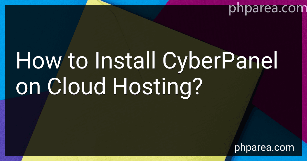 How to Install CyberPanel on Cloud Hosting? image