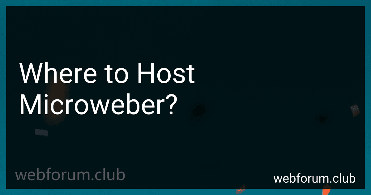 Where to Host Microweber? image