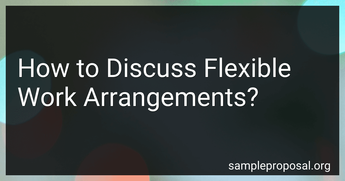How to Discuss Flexible Work Arrangements? image