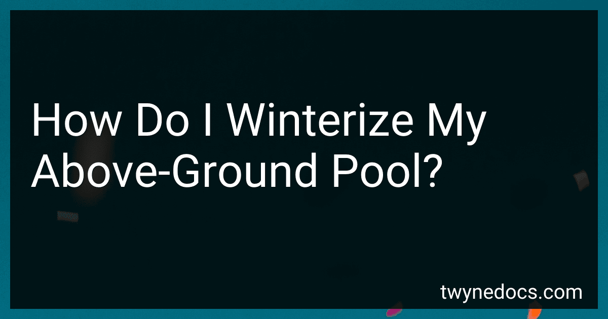 How Do I Winterize My Above-Ground Pool? image