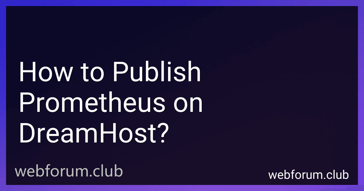 How to Publish Prometheus on DreamHost? image
