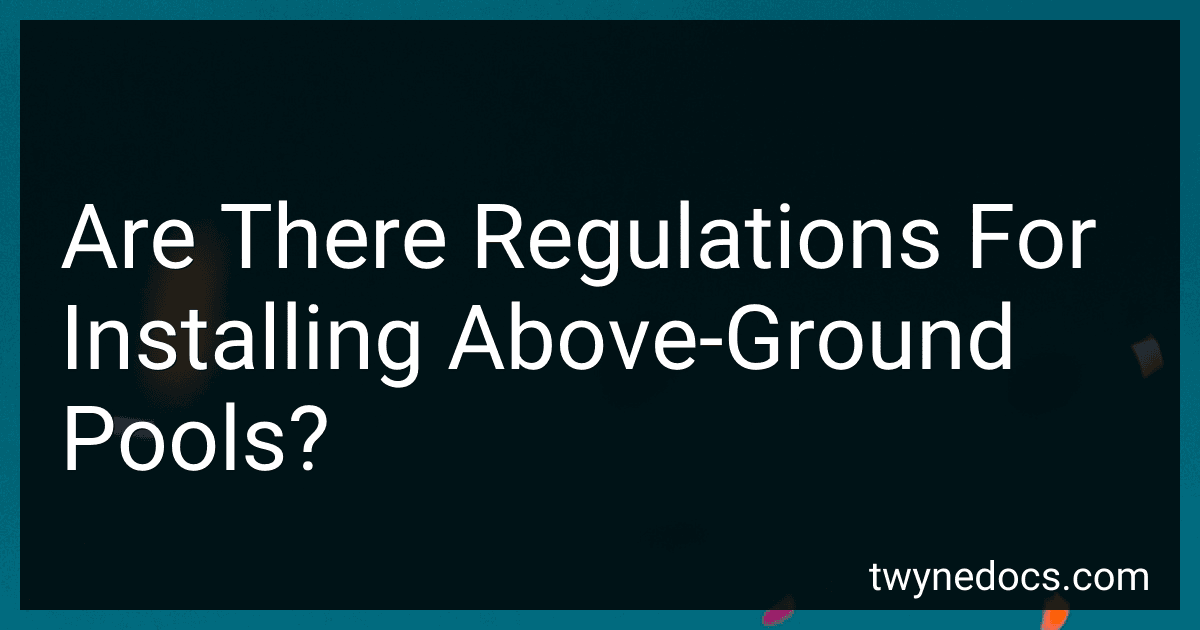 Are There Regulations For Installing Above-Ground Pools? image